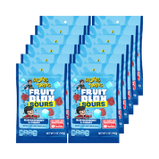 FruitBlox Sours Stokes Twins Blue Raspberry & Cherry Fruit Snacks, 12 x 5oz Bags