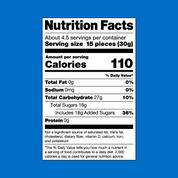 FruitBlox Sours Stokes Twins Blue Raspberry & Cherry Fruit Snacks, 12 x 5oz Bags