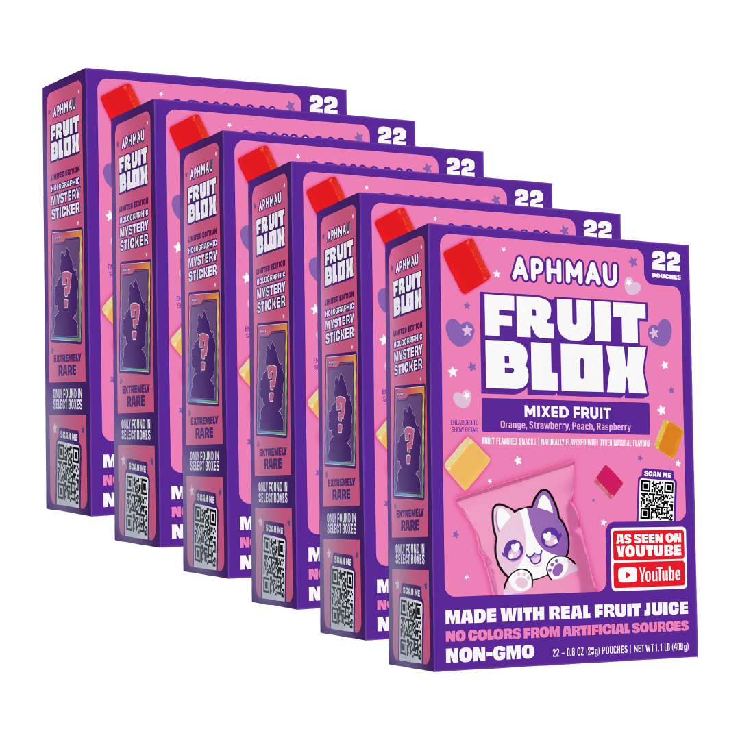FruitBlox Aphmau Mixed Fruit Snacks, 132 Count