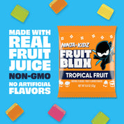FruitBlox Ninja Kidz Tropical Fruit Snacks, 66 Count