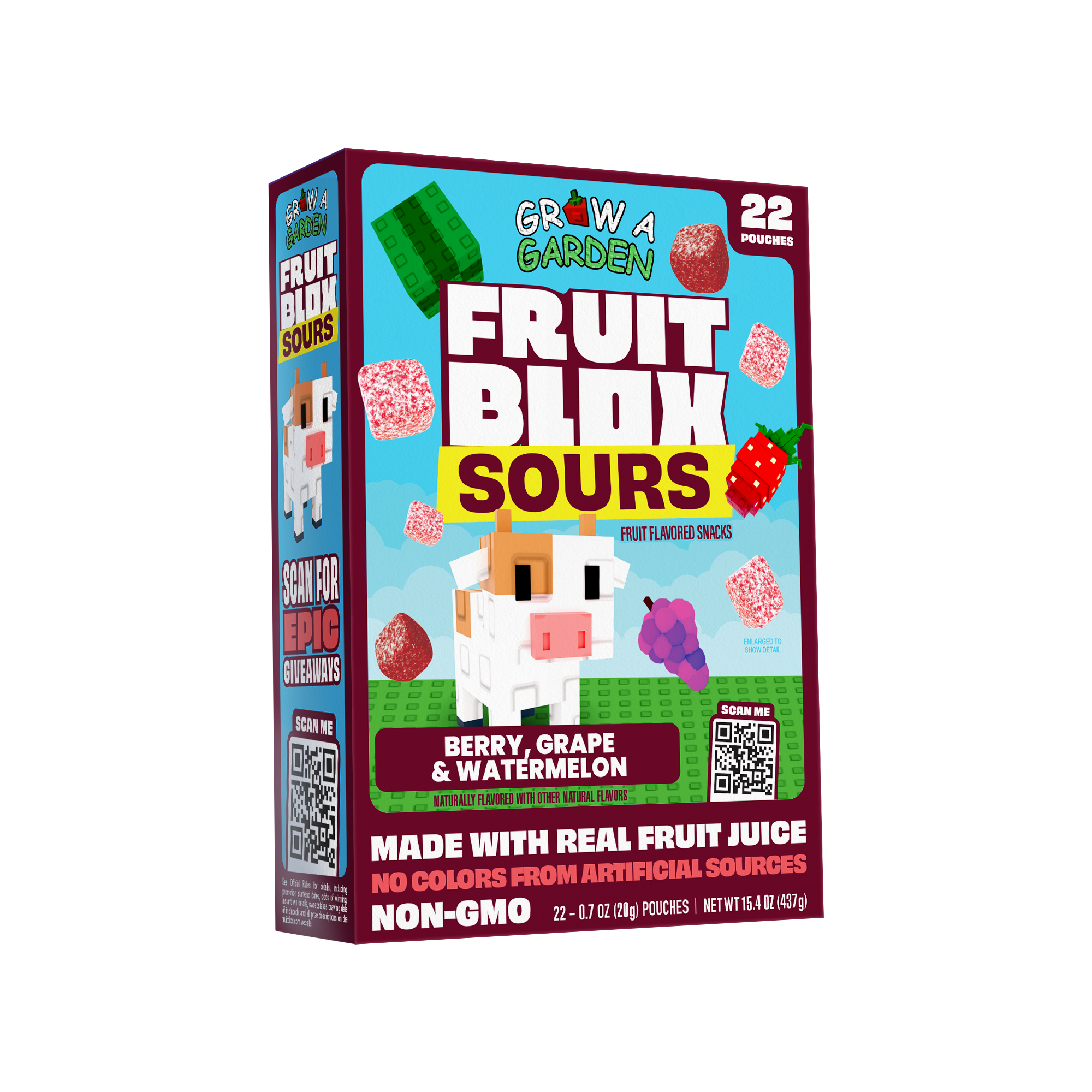Grow a Garden FruitBlox Sours: Berry, Grape, & Watermelon