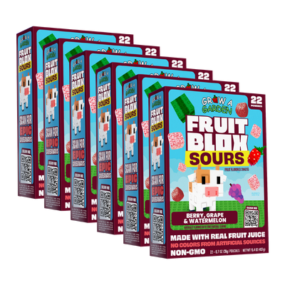 Grow a Garden FruitBlox Sours: Berry, Grape, & Watermelon 22ct, 132 Count