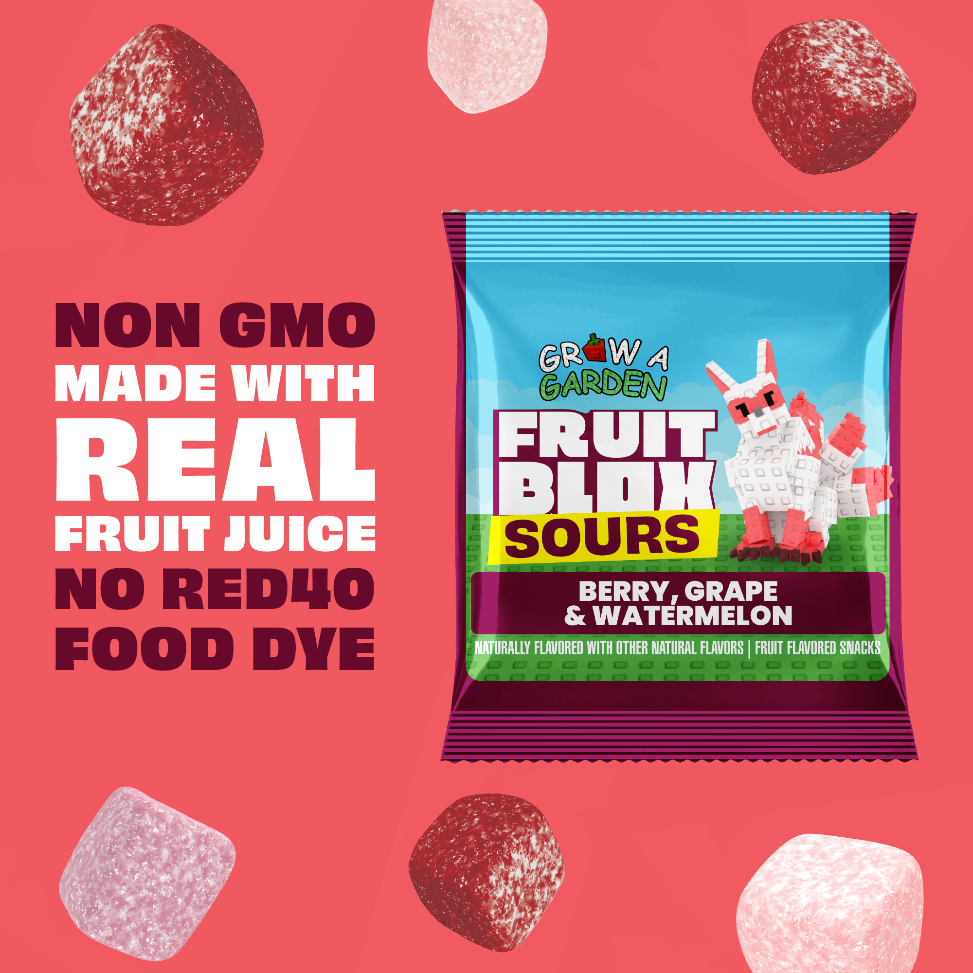 Grow a Garden FruitBlox Sours: Berry, Grape, & Watermelon