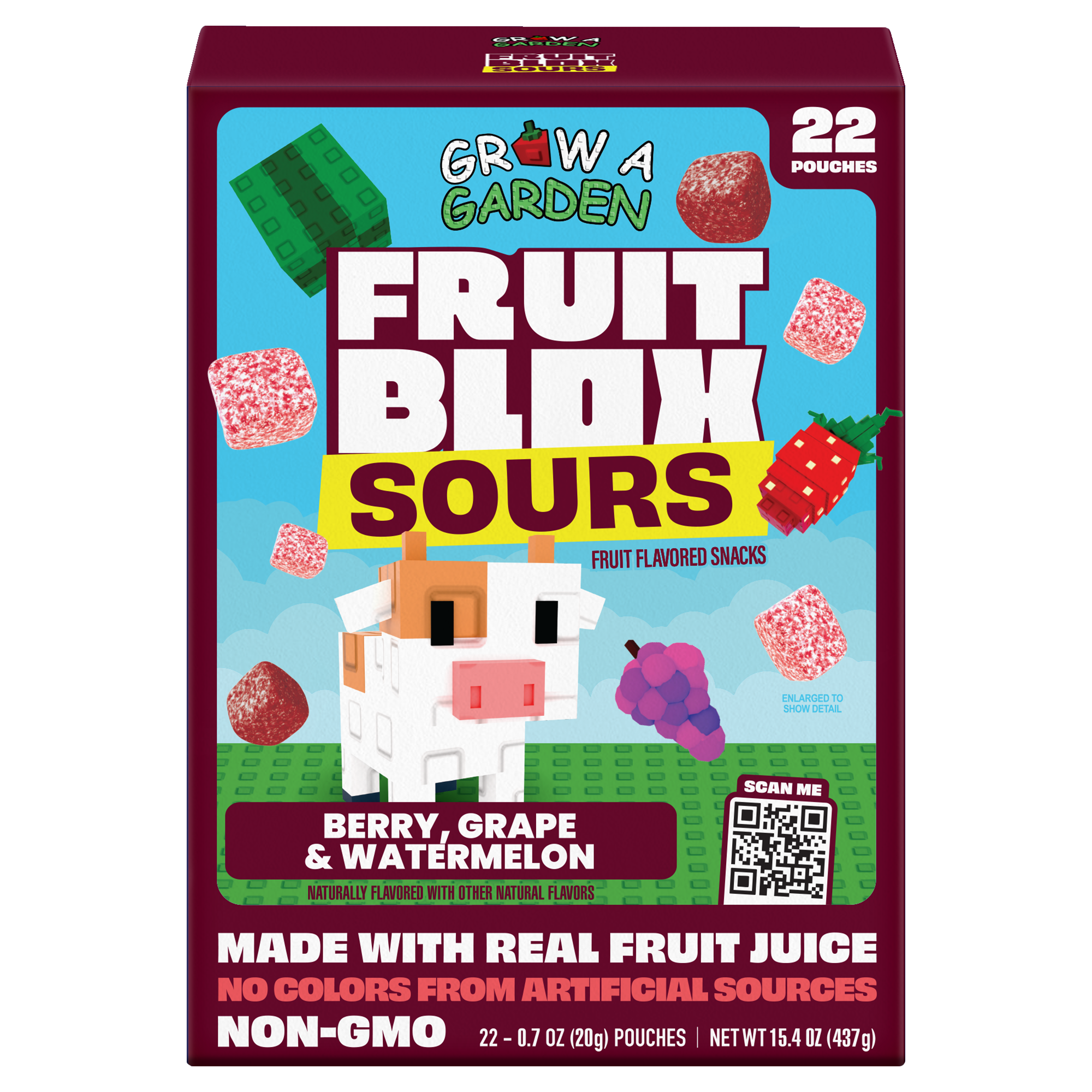 Grow a Garden FruitBlox Sours: Berry, Grape, & Watermelon