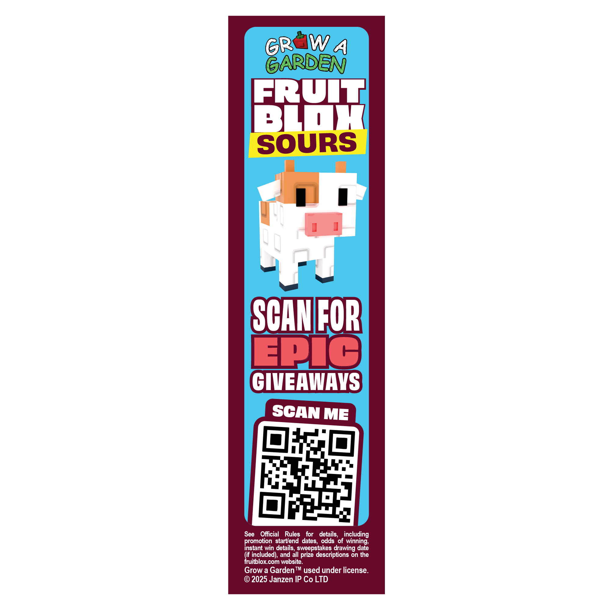 Grow a Garden FruitBlox Sours: Berry, Grape, & Watermelon