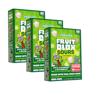 FruitBlox Sours Unspeakable Apple Strawberry Watermelon Fruit Snacks, 66 Count