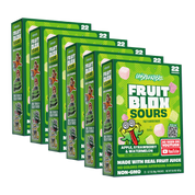 FruitBlox Sours Unspeakable Apple Strawberry Watermelon Fruit Snacks, 132 Count