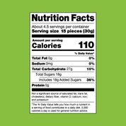 FruitBlox Sour Unspeakable Apple Strawberry Watermelon, 6 x 5oz Bags