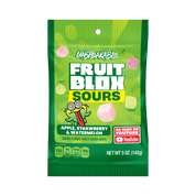FruitBlox Sour Unspeakable Apple Strawberry Watermelon, 5oz Bag
