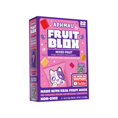 FruitBlox Aphmau Mixed Fruit Snacks, 22 Count