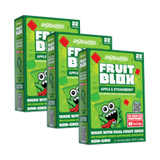 FruitBlox Unspeakable Apple Strawberry Fruit Snacks, 66 Count