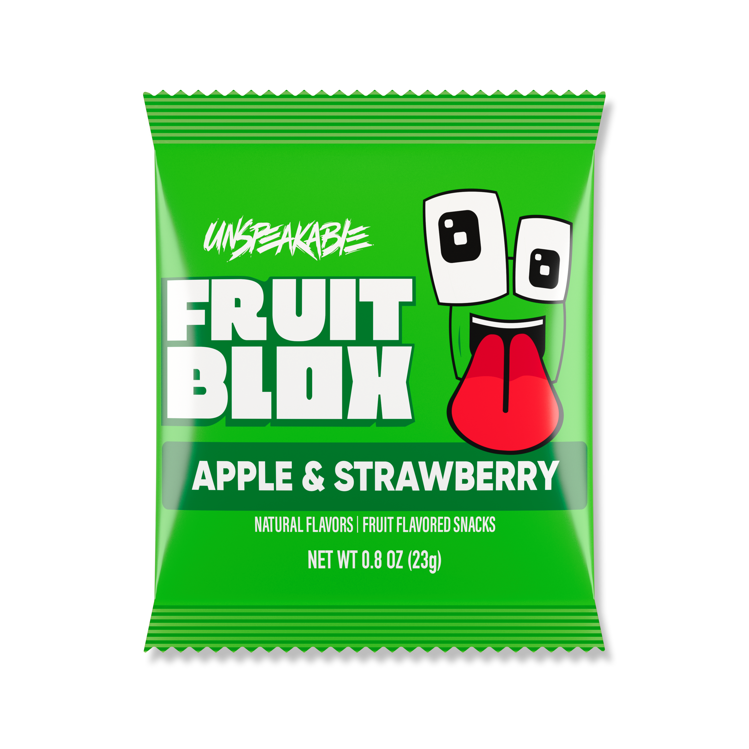 FruitBlox Unspeakable Apple Strawberry Fruit Snacks, 66 Count